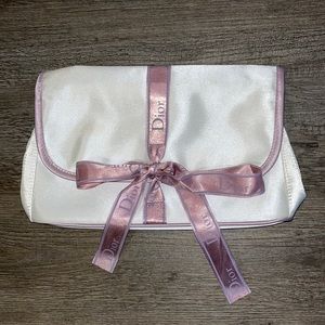 Christian DIOR bag purse travel cosmetics accessories logo traveling vintage